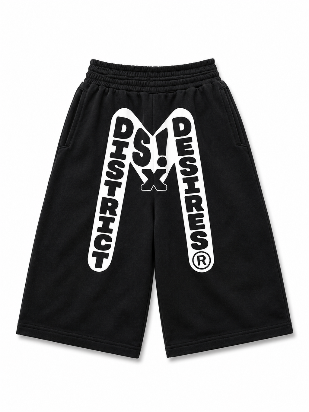 "D6 DESIRES" OVERSIZED SHORTS