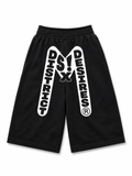 "D6 DESIRES" OVERSIZED SHORTS