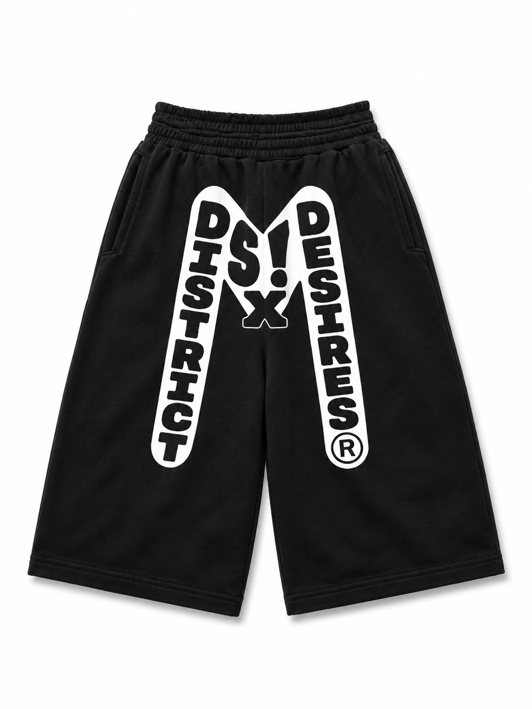 "D6 DESIRES" OVERSIZED SHORTS