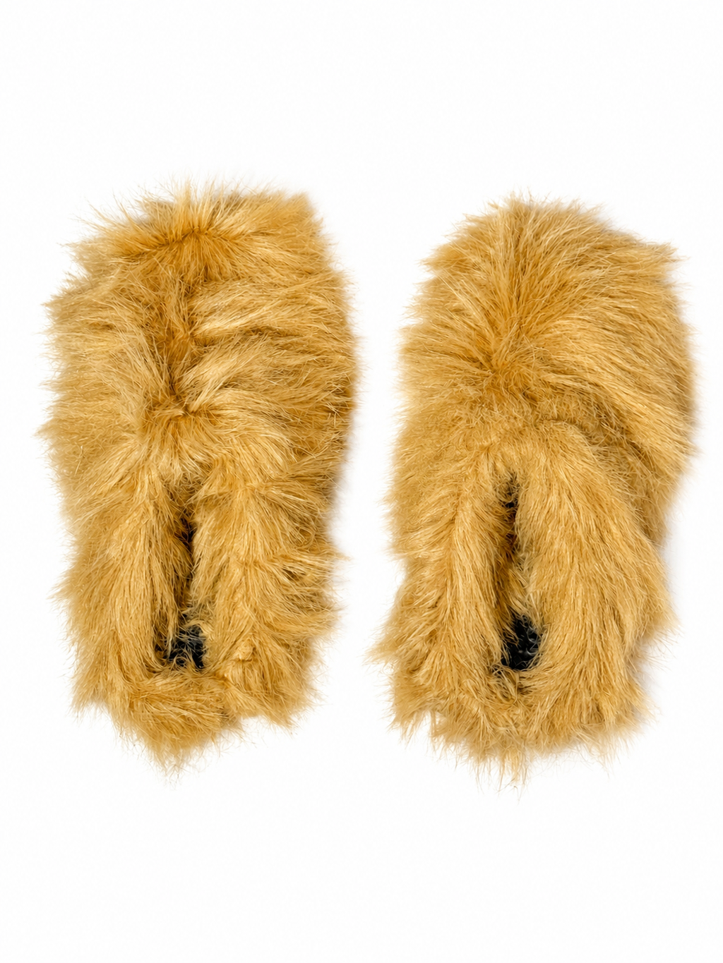 Faux Fur Brown  Mules